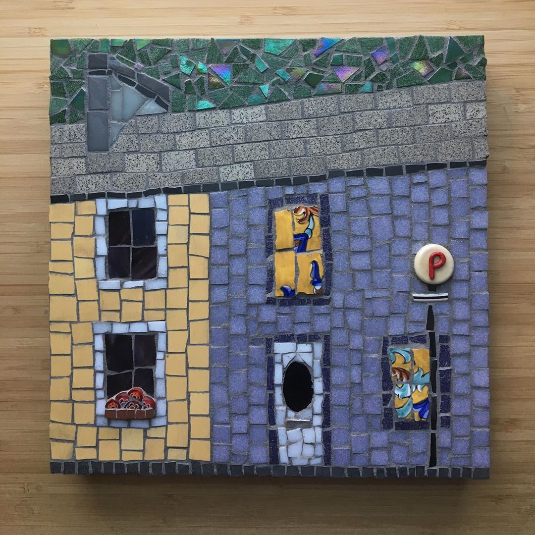 Kinsale houses mosaic