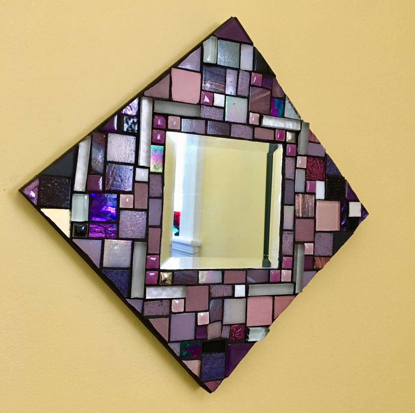 Square mirror mosaic